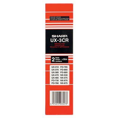 Sharp UX3CR Black Thermal Transfer Ribbon