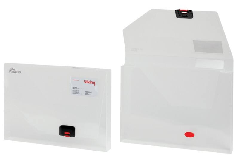 Snopake DocBox Document Box 12849 A4 PP (Polypropylene) 33.7 (W) x 2.5 (D) x 24.4 (H) cm Transparent 2.5 cm