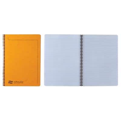 Europa Notebook 4860Z A4 Ruled Spiral Bound Cardboard Hardback Assorted Perforated 120 Pages Pack of 10