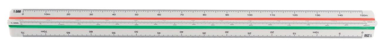 Office Depot Triangular Scale Ruler 3423332 Plastic 30 cm