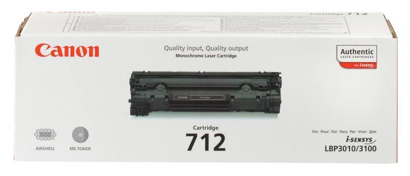 Canon 712 Original Toner Cartridge Black