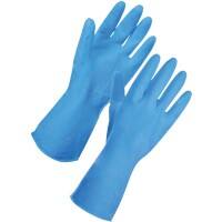 Gloves Latex Size L Blue Pack of 12