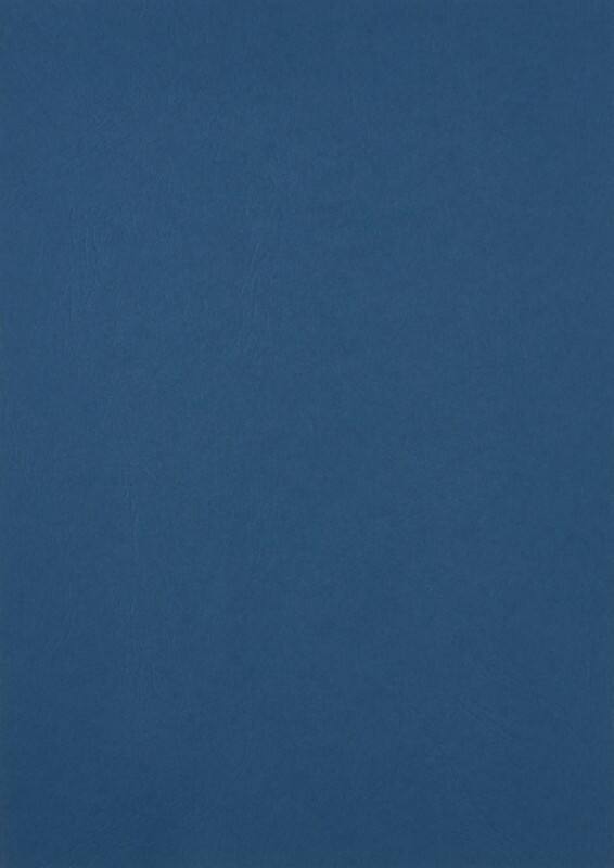 GBC Binding Covers A4 LeatherGrain 250 g/m² Blue Pack of 100