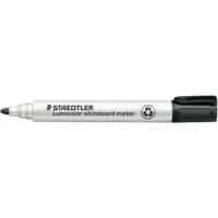 STAEDTLER 351 Whiteboard Marker Medium Bullet Black Pack of 10