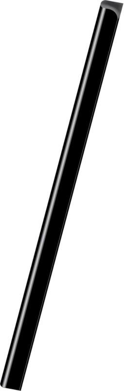 Exacompta Spine Bars 997081E A4 Black Plastic 0.9 cm Pack of 25