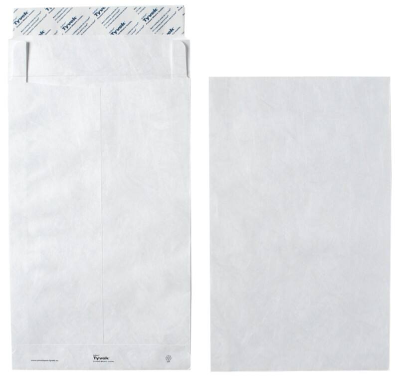 Tyvek Non Standard Gusset Envelopes 250 x 381 mm Peel and Seal Plain 55 gsm White Pack of 100