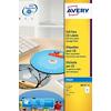 Avery J8676-25 CD Labels Self Adhesive Ø 117 mm White & Matt 25 Sheets of 2 Labels