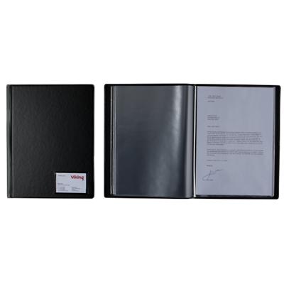 Viking Display Book A4 Black 12 Pockets