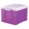 Really Useful Box Storage Box UB35L 35 L Purple Plastic 48 x 39 x 31 cm