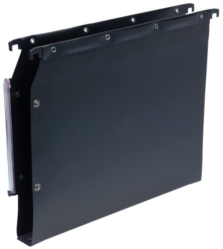 ELBA Lateral Suspension File A4 W Base 30 mm Black Polypropylene Pack of 25