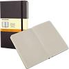 Moleskine Notebook A5 Ruled Casebound Cardboard Hardback Black 240 Pages