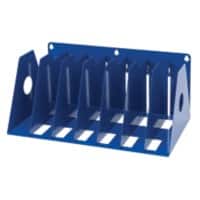 Rotadex Wall Rack A4 Holds up to seven ring binders Blue 36.8 x 22.2 x 16.2 cm