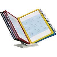 DURABLE Desk Display 10 Transparent A4 10 Sleeves Steel, Plastic 27 x 15.8 x 34 cm