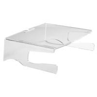 BakkerElkhuizen Q-Riser 100 Monitor Stand 310 x 280 x 105mm Transparent