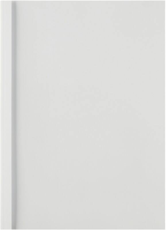 GBC Binding Cover ThermaBind A4 30 Sheets 240 gsm 150 microns PVC (Polyvinyl Chloride) White Pack of 100 