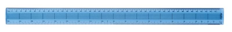 Helix Shatterproof Ruler Plastic 45 cm