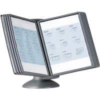 DURABLE Sherpa Display Panel System 10 Panels A4 Desk Mounted Plastic Silver