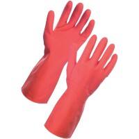 Gloves Vinyl Size S Red Pack of 12