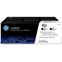 HP 83X Original Toner Cartridge CF283XD Black Pack of 2