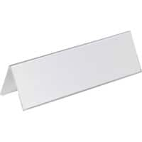 DURABLE Place Card 21 x 29.7 x 10.5 cm PVC (Polyvinyl Chloride) Transparent Pack of 25