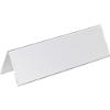 DURABLE Desk Name Plate Clear 29.7 x 10.5cm Pack of 25