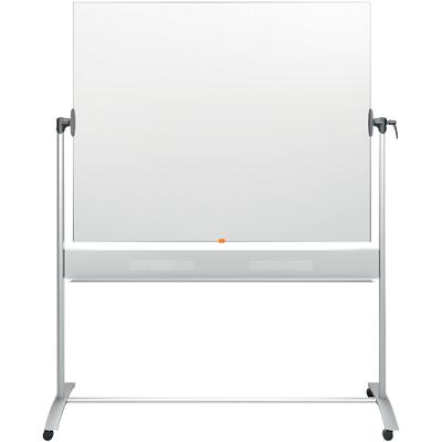Nobo Freestanding Magnetic Mobile Revolving Whiteboard Enamel 150 x 120 cm White