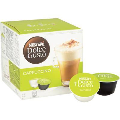 Nescafé Dolce Gusto Cappuccino Coffee Pods 16 Pieces