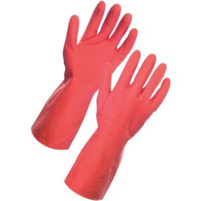 Gloves Latex Size M Red Pack of 12