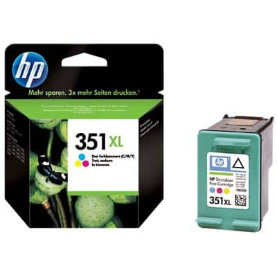 HP 351XL Original Ink Cartridge CB338EE Cyan, Magenta, Yellow