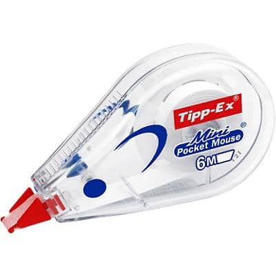 Tipp-Ex Correction Tape Roller Mini Pocket Mouse 5 mm x 6 m White