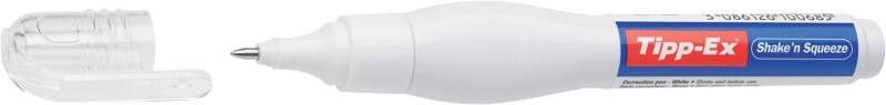 Tipp-Ex Correction Pen Shake 'n Squeeze White 8 ml