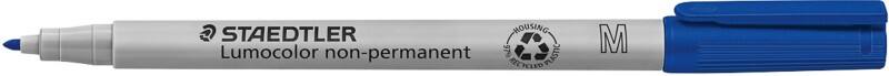 STAEDTLER Lumocolor 315 OHP Marker Medium Bullet 1 mm Blue Pack of 10