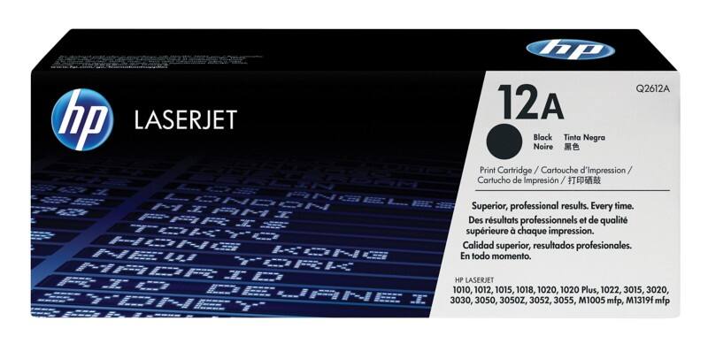 HP 12A Original Toner Cartridge Q2612A Black