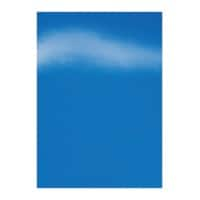 GBC HiGloss Binding Covers A4 Cardboard 250 gsm Blue Pack of 100