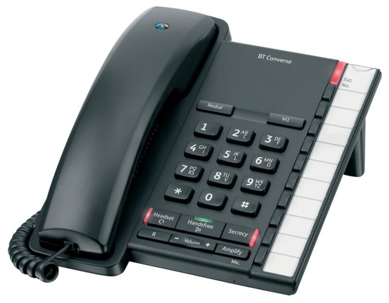 BT Converse 2200 Corded Telephone Black
