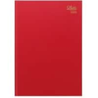 Letts Business Diary 2025 A4 1 Day per page Red 20-T11ZRD