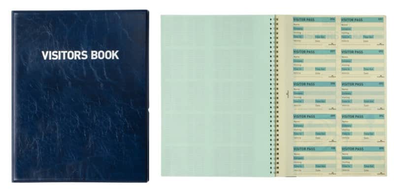 DURABLE Visitor Book Refill White 10 Pages 146461 100 Sheets