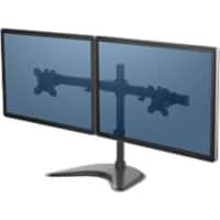Fellowes Professional 8043701 Dual Monitor Arm Height Adjustable 27 " 889 x 279 x 495 mm Black