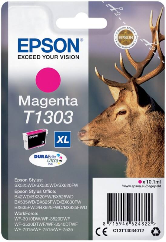 Epson T1303 Original Ink Cartridge C13T13034012 Magenta