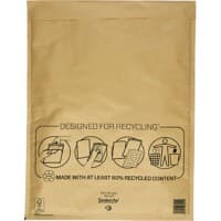 Mail Lite Mailing Bag K/7 Gold Plain 350 (W) x 470 (H) mm Peel and Seal 79 gsm Pack of 50
