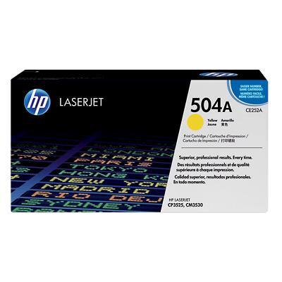 HP 504A Original Toner Cartridge CE252A Yellow