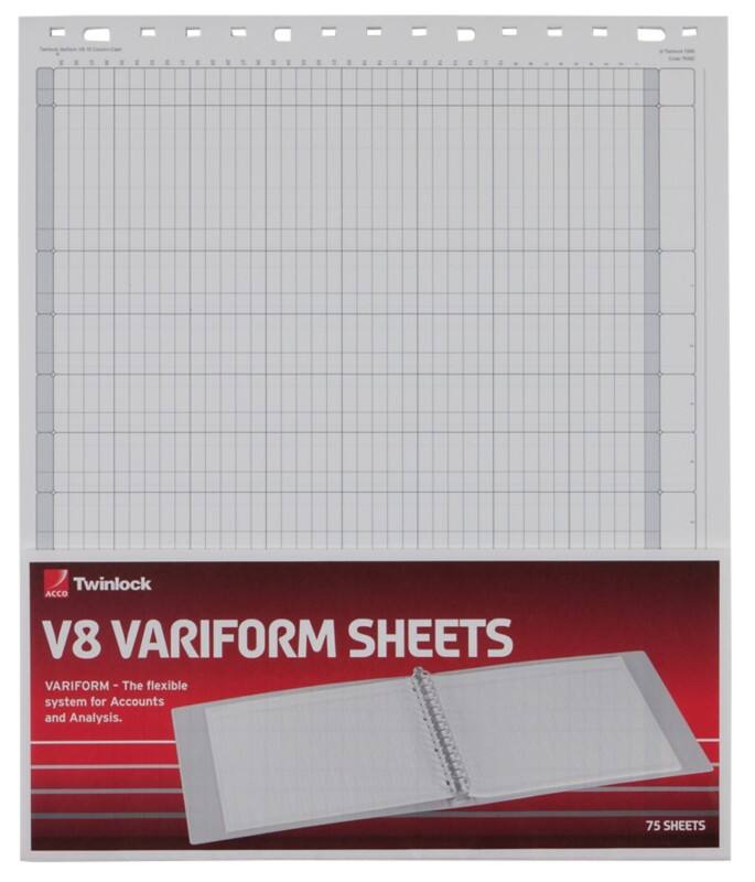 Twinlock Refill Sheets 75982 35.6 x 29.7 cm White 75 Sheets