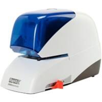 Rapid Supreme Heavy Duty Flat Clinch Electric Stapler 5050e 20993210 Blue 50 Sheets 5050 Cassette Metal, Plastic