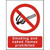 Prohibition Sign Smoking Prohibited Vinyl 20 x 15 cm