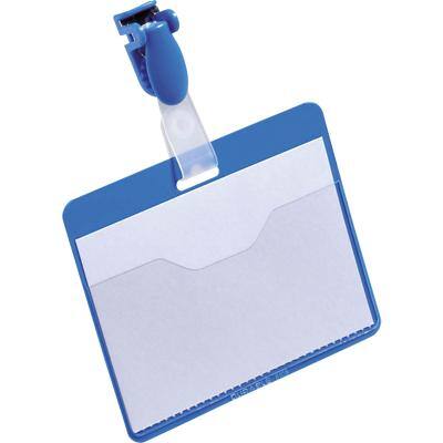 DURABLE Standard Name Badge with Clip 810606 90 x 90 mm Pack of 25