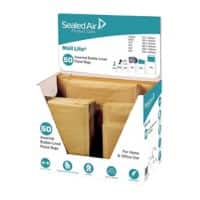 Mail Lite Mailing Bag H/5 Gold Plain 270 (W) x 360 (H) mm Peel and Seal Pack of 50