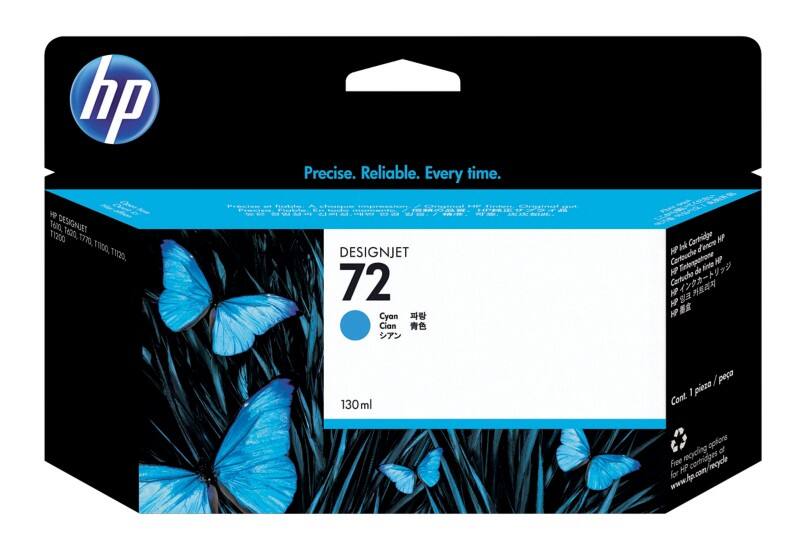 HP 72 Original Ink Cartridge C9371A Cyan