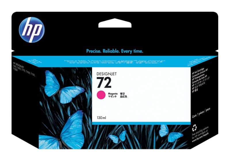 HP 72 Original Ink Cartridge C9372A Magenta