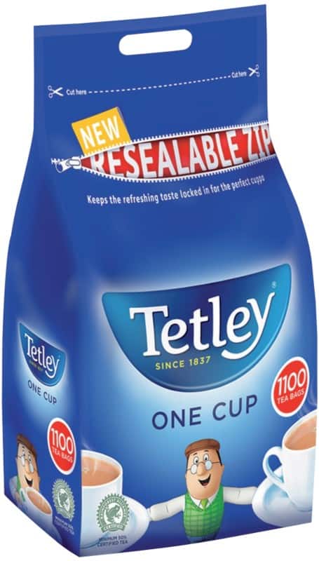 Tetley Black Tea Bags Pack of 1100