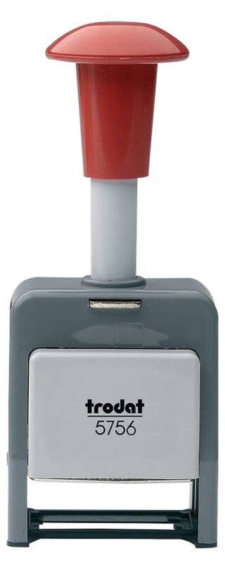 Trodat Numbering Machine 5756-P Black 2.6 x 5.6 cm